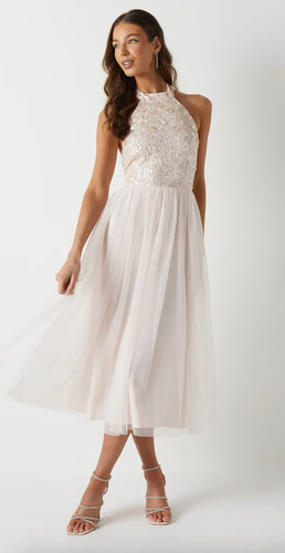 Coast pink bridesmaid dress - coast,