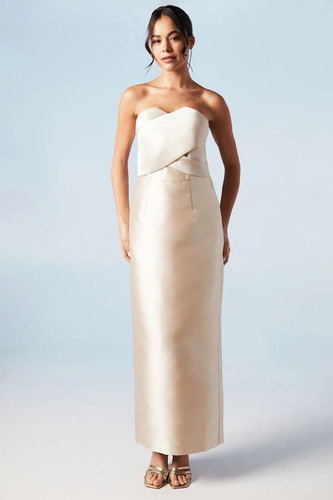 Coast champagne column dress - column,