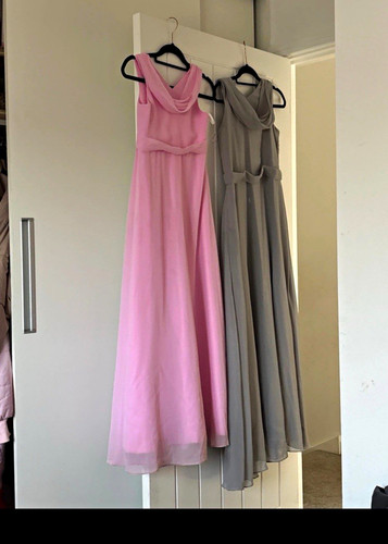 Pink sleeveless chiffon - sleeveless,