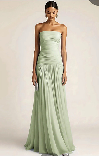 Lyra lily green strapless - lyra,