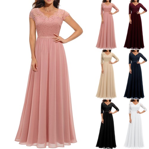 Womens formal lace neck - formal, v