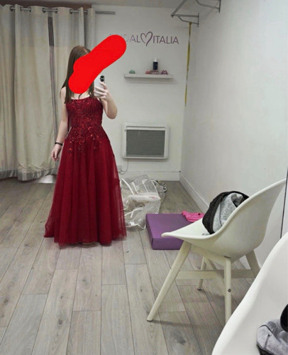 Tiffanys ariel red sleeveless - ariel,