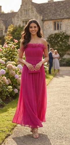 Chiffon maxi dress hot - chiffon,