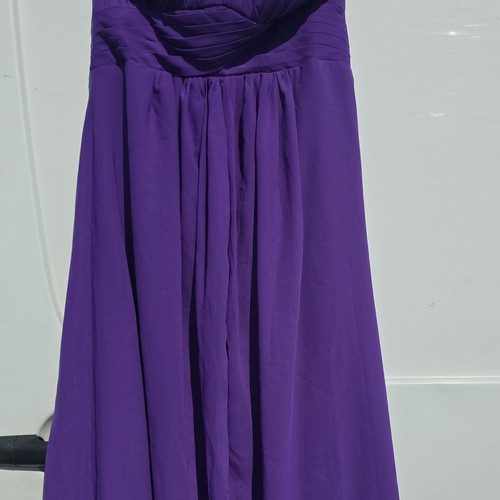 Purple chiffon sleeveless - purple,