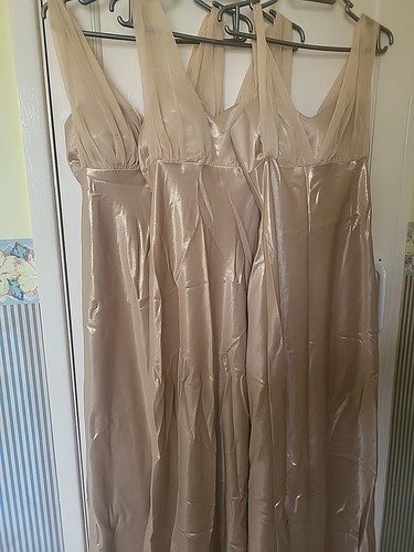 Bridesmaids dress gold - dress, ,