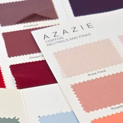 Azazie chiffon fabric - azazie, swatch