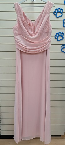 Pink ruched chiffon - pink,