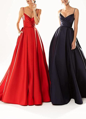 Lassic satin neck bridesmaid - satin,
