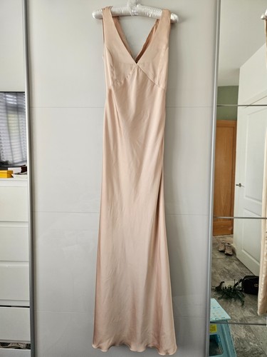 Champagne bridesmaid dress