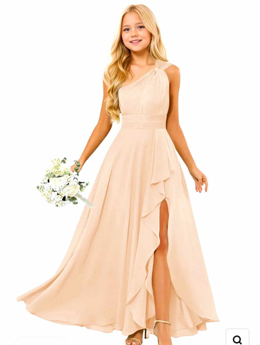 Beige one shoulder sleeveless - one-shoulder,