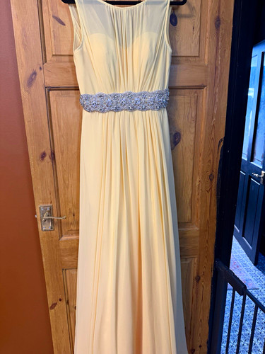 Ivory sleeveless neck - sleeveless, long