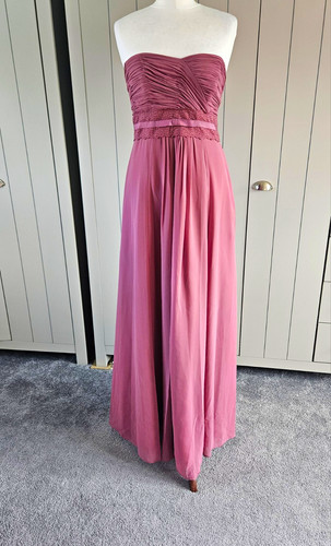 Debut pink strapless pleated - strapless,