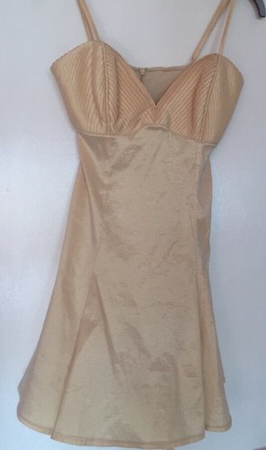 Gold shimmer short prom party - prom,