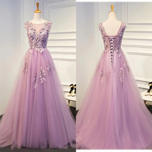 Evening dresses appliques - evening,