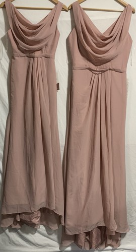 Stacees old rose chiffon outer