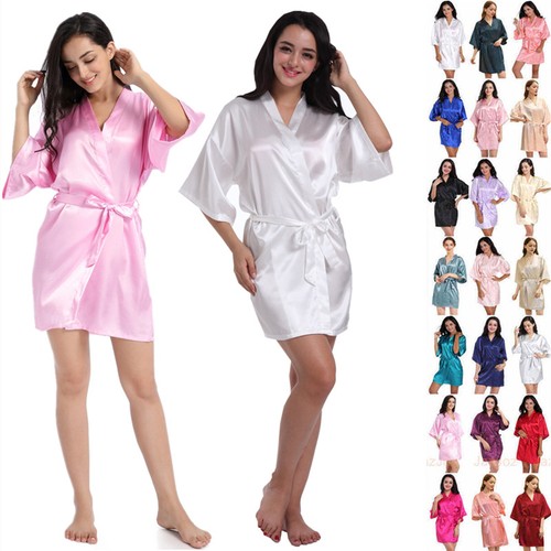 Plain satin silk - uk, robe