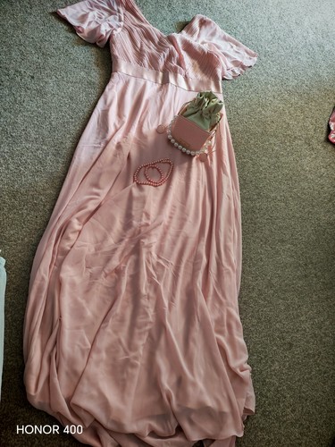 Pink bridesmaid dress size - pink,