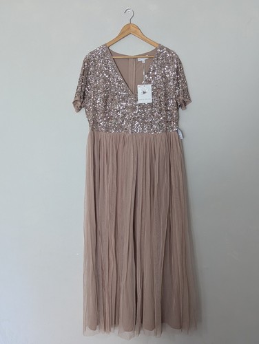 Maya blush pink - blush, sequin