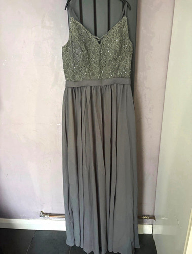 Grey lace bodice sleeveless - lace,