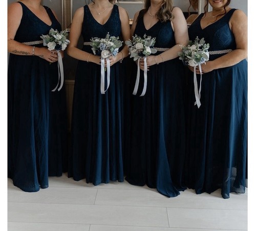 Bridesmaid dresses navy blue - 3,