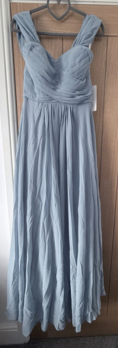 Babaroni dusty blue chiffon - babaroni,