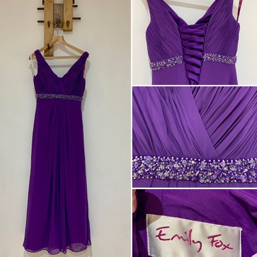 Emily fox purple embellished - fox,
