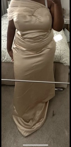 Champayne bridesmaid dress - bridesmaid,
