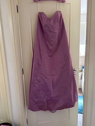 Purple strapless sleeveless - strapless,