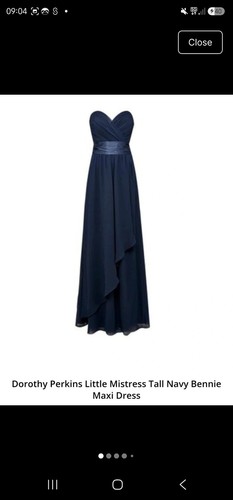 Dorothy perkins navy maxi - navy,