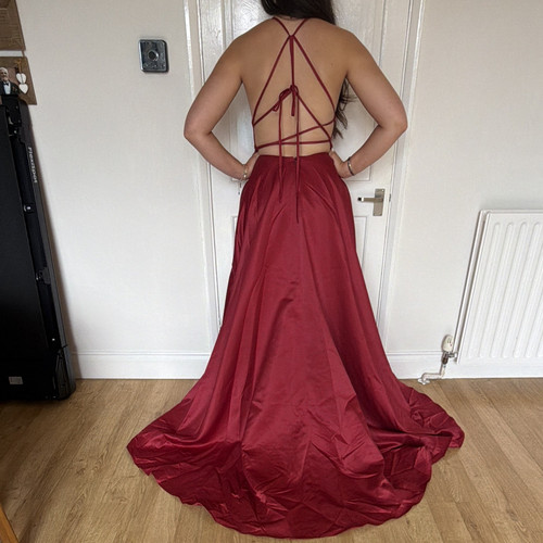 House burgundy satin - jj's,