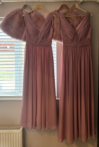Two matching dusky pink - dusky,