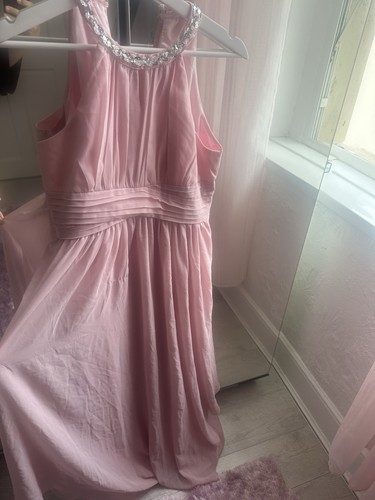 Pink sleeveless formal - pink,