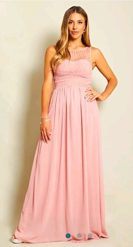 Krisp pink chiffon maxi - krisp,
